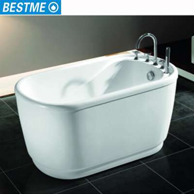 small size Oval shaped bowl acrylic freestanding bathtub