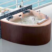 heart shape 2 person luxury outdoor whirlpool spa bathtub