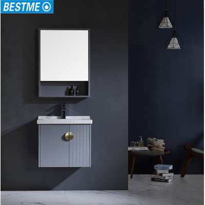 BESTME Wall mounted wood modern bathroom vanity