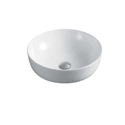 BESTME  round cabinet ceramic counter top washbasin