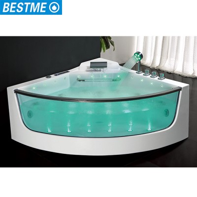 Luxury Hot tub massage bathtub china spa with LED light