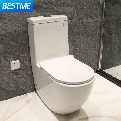 BESTME 2020 New design standard Washing down  Ceramic One Piece Toilet