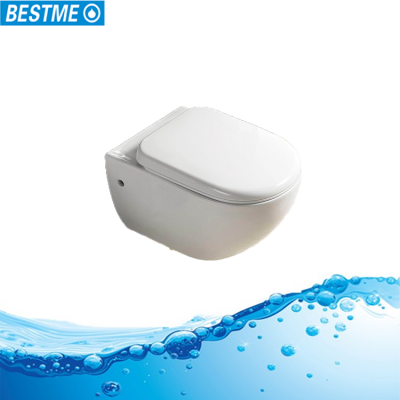 Round shape UF cover Ceramic toilet concealed cistern for hotel/home bathroom use