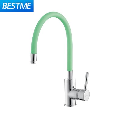 Different Color Brass Type Flexible Pipe Kitchen Sink Faucet taps