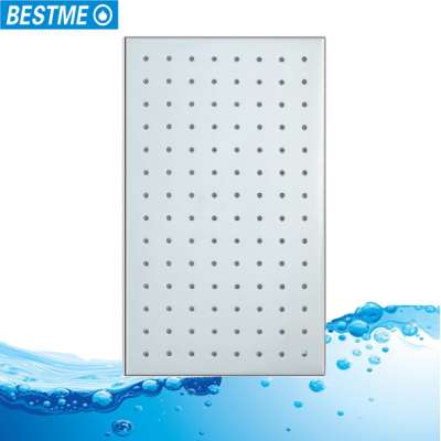 Stainless Steel rectangle Bathroom LED Rainfall Shower Head