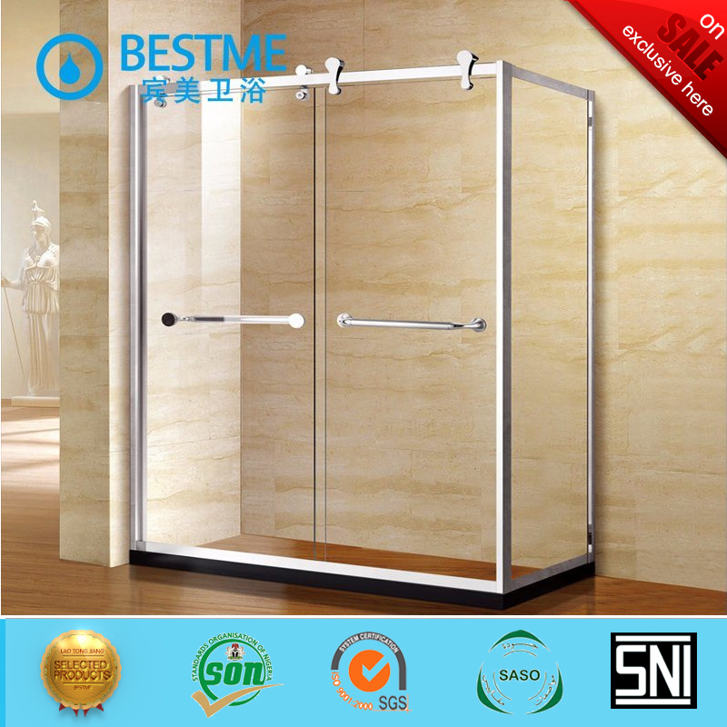 Glass Sliding Door with Stainless-Steel Frame Shower Room Sanitary Ware (BL-F3005)